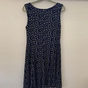 Black/white polka dot dress